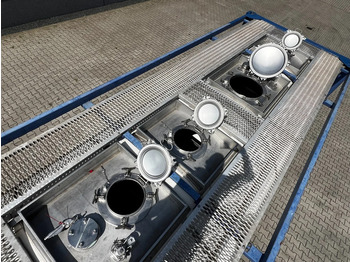 Storage tank for transportation of chemicals CIMC 20FT ISO, 25.090L/1-COMP/3 BAFFELS/4 manholes, ADR valid until 11/2026: picture 3