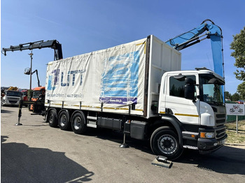 Crane truck Scania P410 8x4 TRIDEM + CRANE HIAB 244 EP-4 HIDUO - RETARDER - LIFT + STEERING AXLE - *327.000km* - RADIO: picture 3 Crane truck Scania P410 8x4 TRIDEM + CRANE HIAB 244 EP-4 HIDUO - RETARDER - LIFT + STEERING AXLE - *327.000km* - RADIO: picture 3