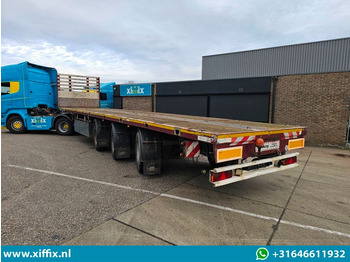 Dropside/ Flatbed semi-trailer Meusburger 3-ass. Vlakke uitschuifbare oplegger / 3x gestuurd: picture 4 Dropside/ Flatbed semi-trailer Meusburger 3-ass. Vlakke uitschuifbare oplegger / 3x gestuurd: picture 4