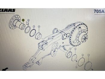 Undercarriage parts CLAAS