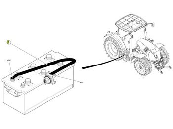 Cables/ Wire harness for Farm tractor Claas Arion 550-520 650-620 - kabel wiązka elektryczna 0021503032: picture 2 Cables/ Wire harness for Farm tractor Claas Arion 550-520 650-620 - kabel wiązka elektryczna 0021503032: picture 2