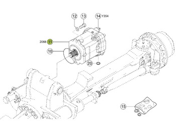 Rear axle JAGUAR