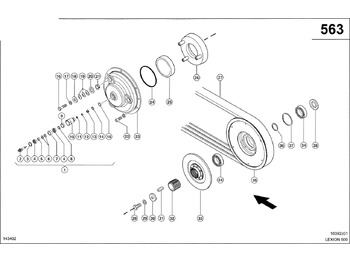 Clutch disc CLAAS