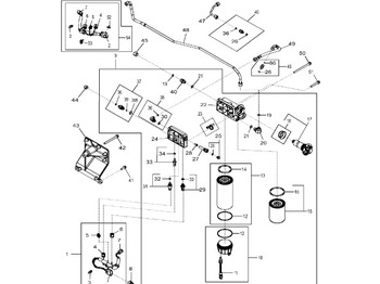 Fuel system JOHN DEERE