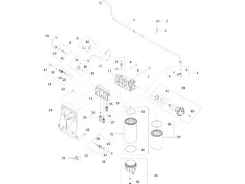 Fuel system JOHN DEERE