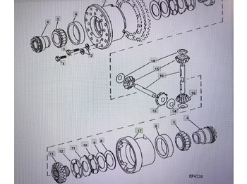 Differential gear JOHN DEERE