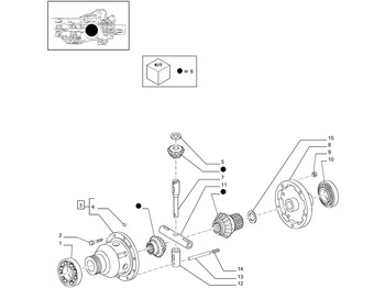 Differential gear NEW HOLLAND