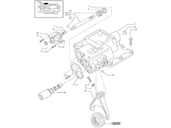 Gearbox and parts NEW HOLLAND