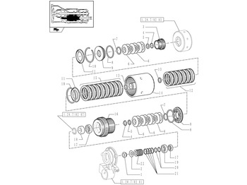 Clutch and parts NEW HOLLAND