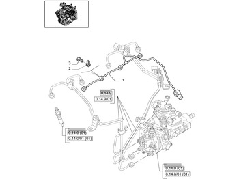 Engine and parts NEW HOLLAND