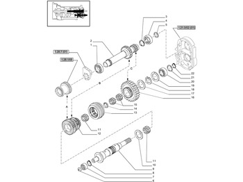 Gearbox and parts NEW HOLLAND