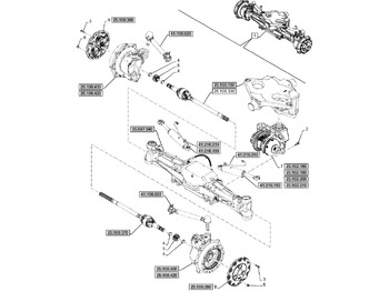 Differential gear NEW HOLLAND
