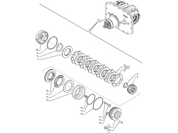 Clutch and parts NEW HOLLAND