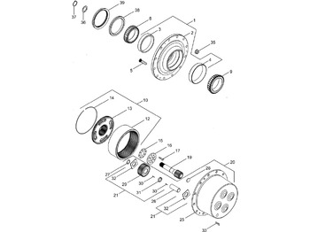 Final drive NEW HOLLAND