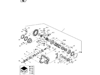 Differential gear NEW HOLLAND