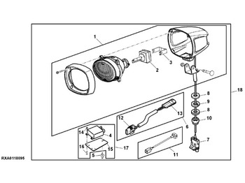 Electrical system JOHN DEERE