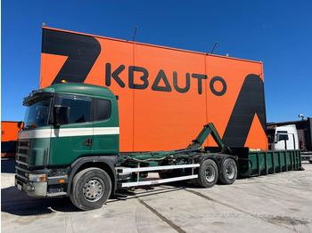Hook lift truck SCANIA R124