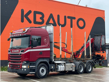 Timber truck, Crane truck for transportation of timber Scania R 730 6x4 RETARDER / BIG AXLES: picture 2 Timber truck, Crane truck for transportation of timber Scania R 730 6x4 RETARDER / BIG AXLES: picture 2