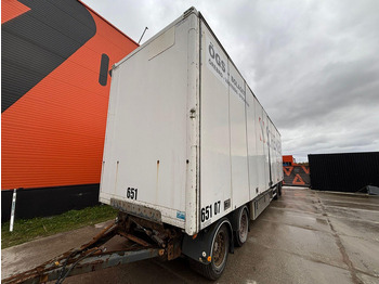 Closed box trailer Vak V-4-40 SAF AXLES / EXTENDABLE DRAWBAR: picture 2