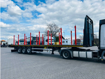 Timber semi-trailer PAVIC 3-Achs Plattform-Auflieger/Leergew. ca. 7,1t: picture 2