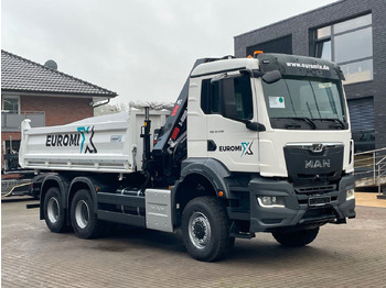 Tipper, Crane truck MAN TGS 33.440 6x6 /3-Seiten- Kipper /  HIAB 228-6: picture 4