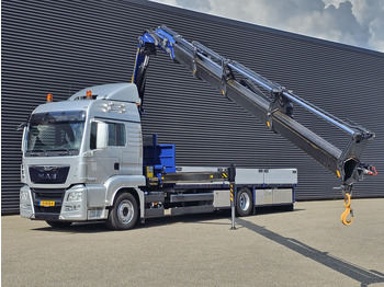 Dropside/ Flatbed truck, Crane truck MAN TGS 18.360 4x2 PALFINGER 27 t/m CRANE / KRAN: picture 2
