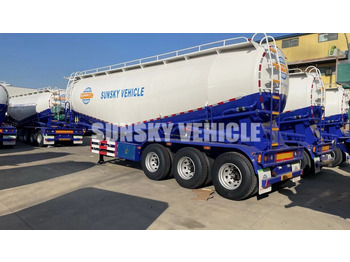New Tank semi-trailer for transportation of cement SUNSKY bulk cement trailer: picture 2