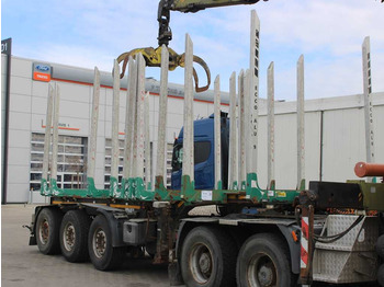 Timber semi-trailer DOLL H3S-14H9, SAF, 2X LIFTING AXLE, EXPANDABLE: picture 2