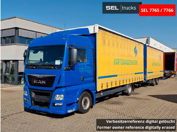Curtainsider truck MAN TGX 18.440