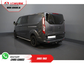 Small van, Combi van Ford Transit Custom 2.0 TDCI 170 pk E6 Aut. L2 Limited DC Dubbel Cabine BPM VRIJ 2x Schuifdeur/ Stoelverw./ Navi/ Cruise/ Camera/ PDC/ Trekhaak: picture 2