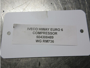 Engine and parts for Truck Iveco 504308489 COMPRESSOR HI WAY EURO 6: picture 5