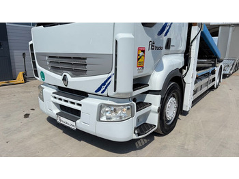 Autotransporter truck Renault Premium 460 4x2 LKW transporter + rolfo trailer: picture 2
