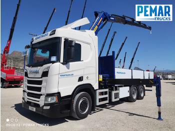 Crane truck SCANIA R 520