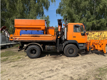 Tipper, Crane truck MAN 10.224  Atlas Kran Salzstreuer 4X4: picture 4 Tipper, Crane truck MAN 10.224  Atlas Kran Salzstreuer 4X4: picture 4