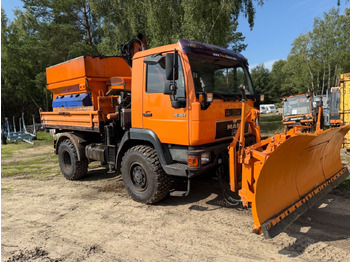 Tipper, Crane truck MAN 10.224  Atlas Kran Salzstreuer 4X4: picture 3 Tipper, Crane truck MAN 10.224  Atlas Kran Salzstreuer 4X4: picture 3