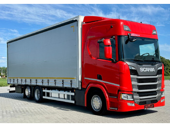 Curtainsider truck SCANIA R 410