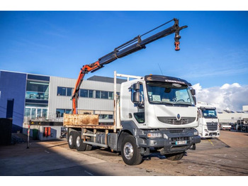 Dropside/ Flatbed truck, Crane truck Renault KERAX 380 DXI+E5+PK18TM/3EXT: picture 2 Dropside/ Flatbed truck, Crane truck Renault KERAX 380 DXI+E5+PK18TM/3EXT: picture 2