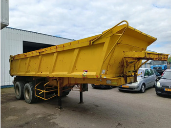 Tipper semi-trailer Marrel Hydrauliek 2 Axle Steel Tipper, 8 Tyres  , Spring Suspension , Drum Brakes: picture 4