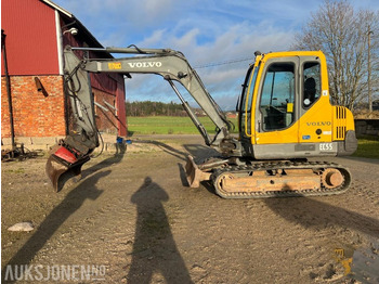 Excavator 2002 Volvo EC55 beltegraver - 3 skuffer - 6396 timer: picture 3