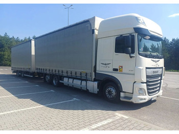 Curtainsider truck DAF XF 480