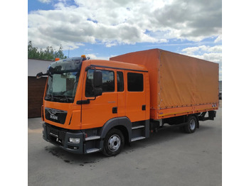 Curtainsider truck MAN TGL 8.180