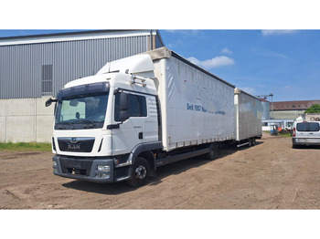 Curtainsider truck MAN TGL 8.250