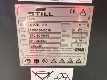 Battery for Material handling equipment Exide 80V   6 PZS 930: picture 2 Battery for Material handling equipment Exide 80V   6 PZS 930: picture 2