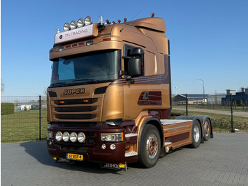 Leasing of Scania R730 V8 V8, SHOWTRUCK VOLLUCHT, RETARDER,  HYDRAULIEK, BOOGIE, ALU WIELEN, LEER. Scania R730 V8 V8, SHOWTRUCK VOLLUCHT, RETARDER,  HYDRAULIEK, BOOGIE, ALU WIELEN, LEER.: picture 1