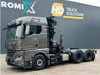 Tractor unit MAN TGX 26.580 6x4 Kran Hiab 302-6 + Jib-4: picture 3