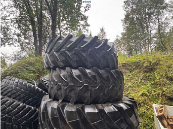 Wheel and tire package for Construction machinery 8 pcs Nokian TRI 2 tires. 4 pcs on rims!: picture 5