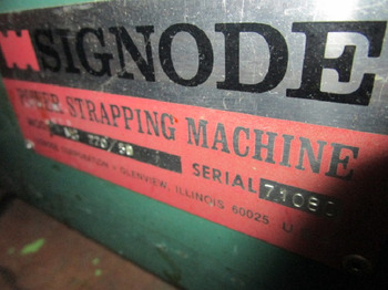 Packaging machinery BANDEROLIERMASCHINE SIGNODE MS 220/50: picture 3