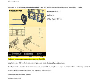Forks for Wheel loader : picture 2