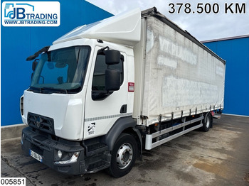 Curtainsider truck RENAULT D 210