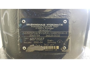 Hydraulics Brueninghaus Hydromatik A6VM107HA1R1/63W -Volvo L35B-Drive motor/Fahrmotor: picture 4